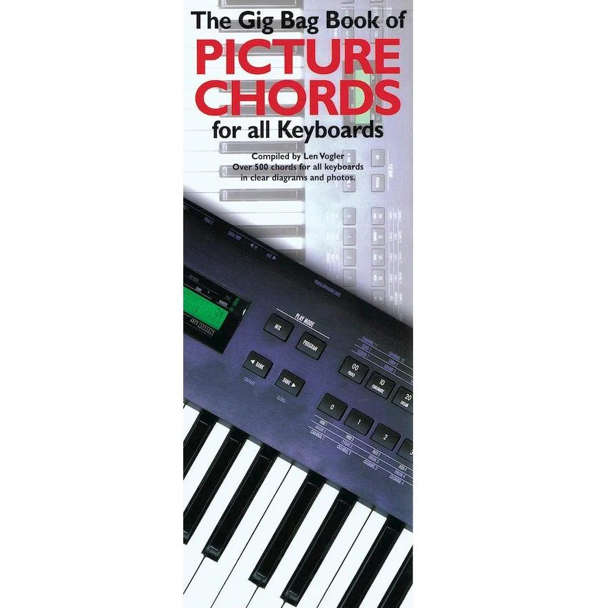 Hal Leonard HL14012664 The Gig Bag Book of Picture Chords for All Keyboards