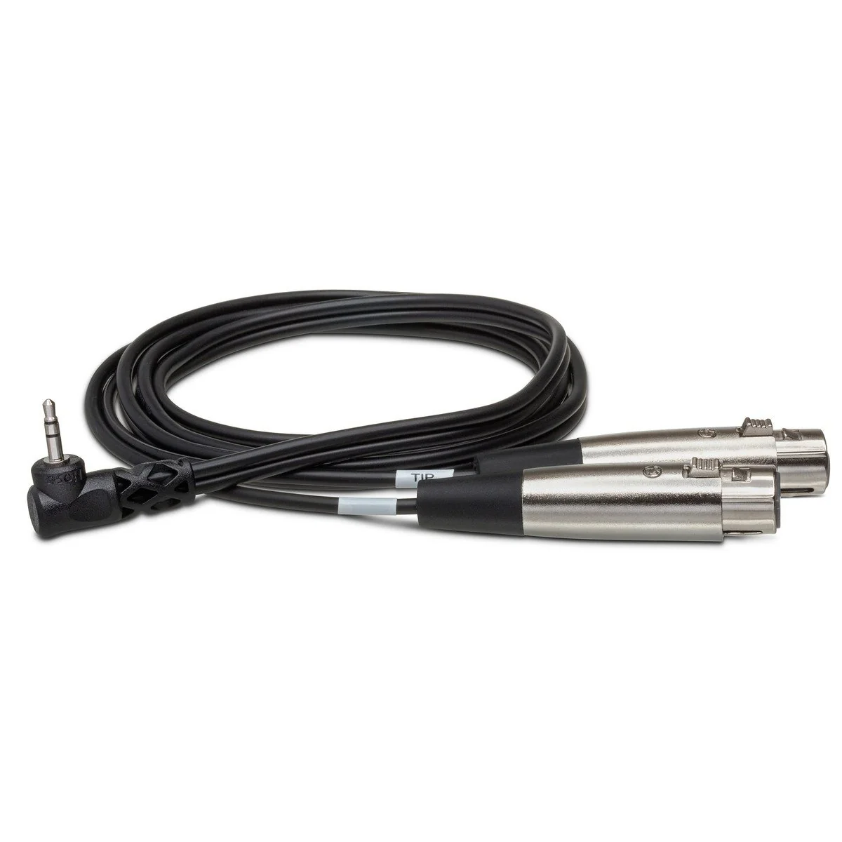 Hosa CYX-405F Camcorder Microphone Cable, Dual XLR3F to Right-angle 3.5 mm TRS, 5 ft (Loc:1D) - Image 4