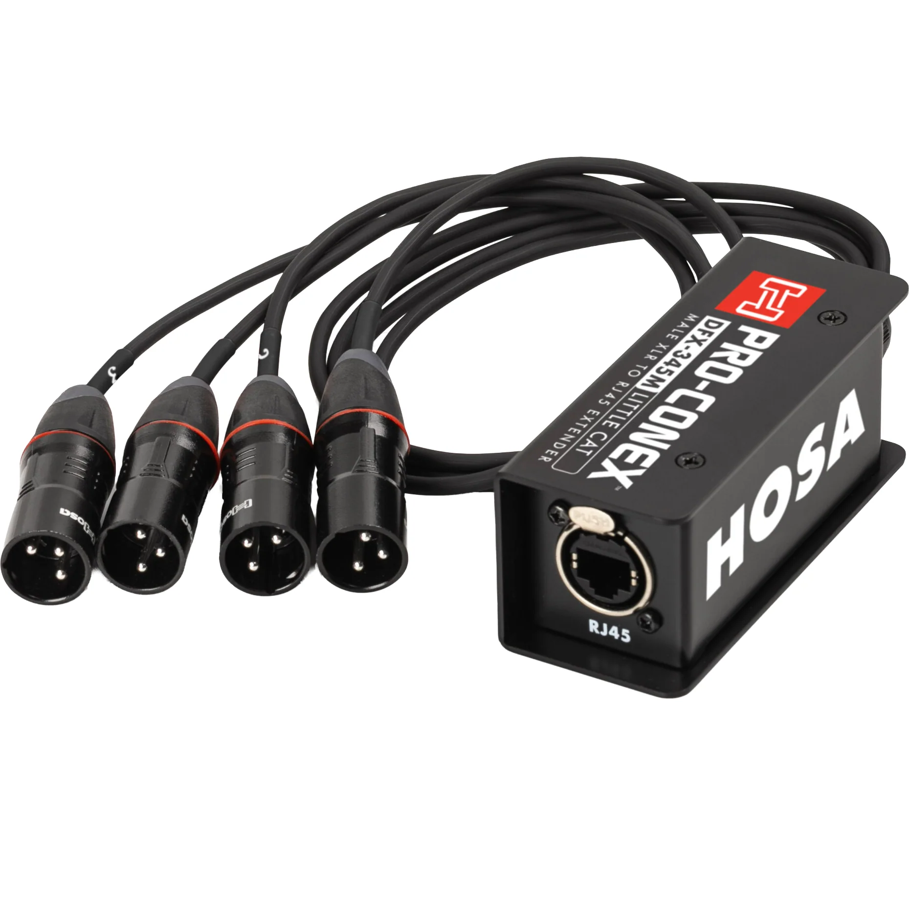 Hosa DFX-345M Pro-Conex Little Cat Breakout Snake RJ45 to XLR