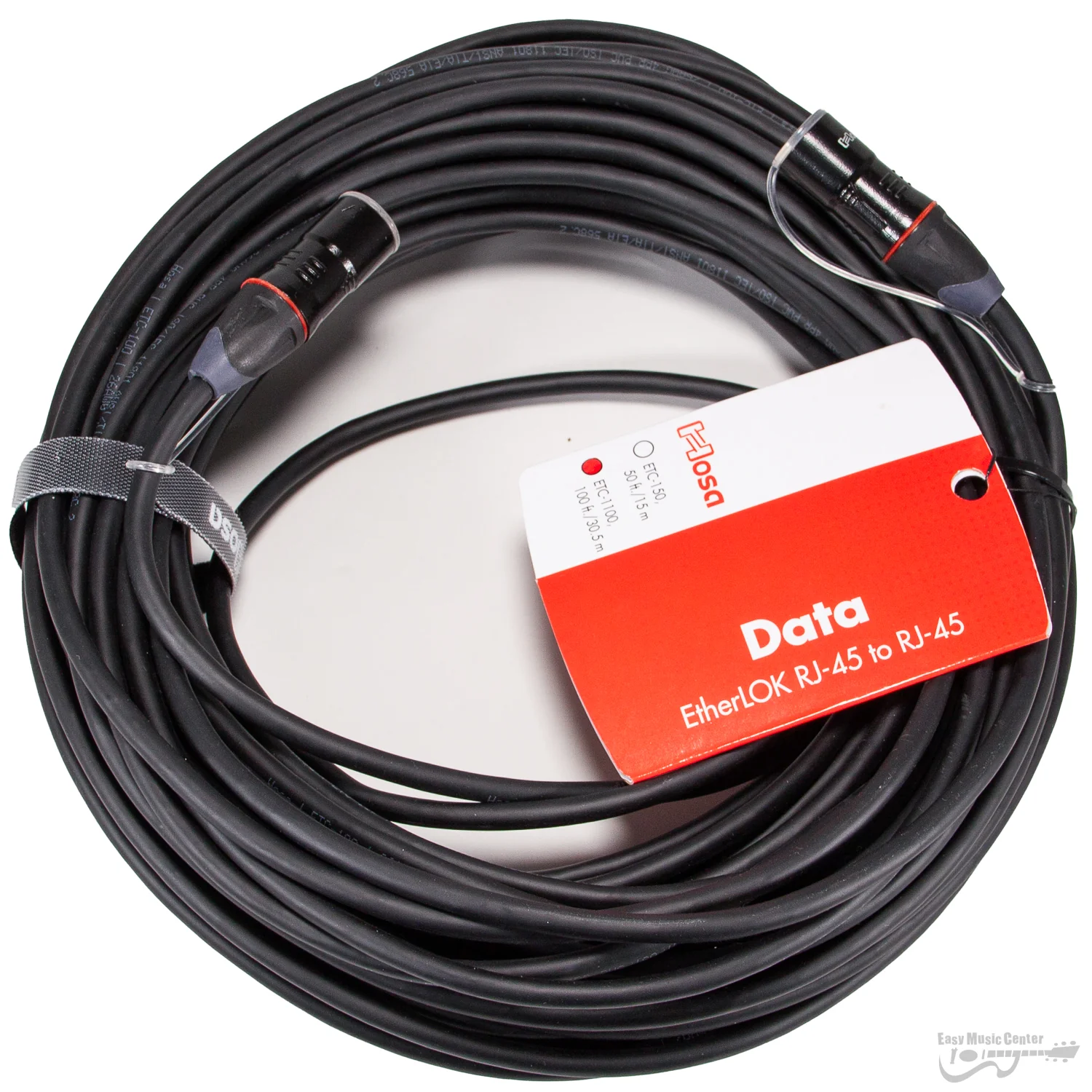 Hosa ETC-1100 EtherCON Cable, RJ45 to Same, 100ft