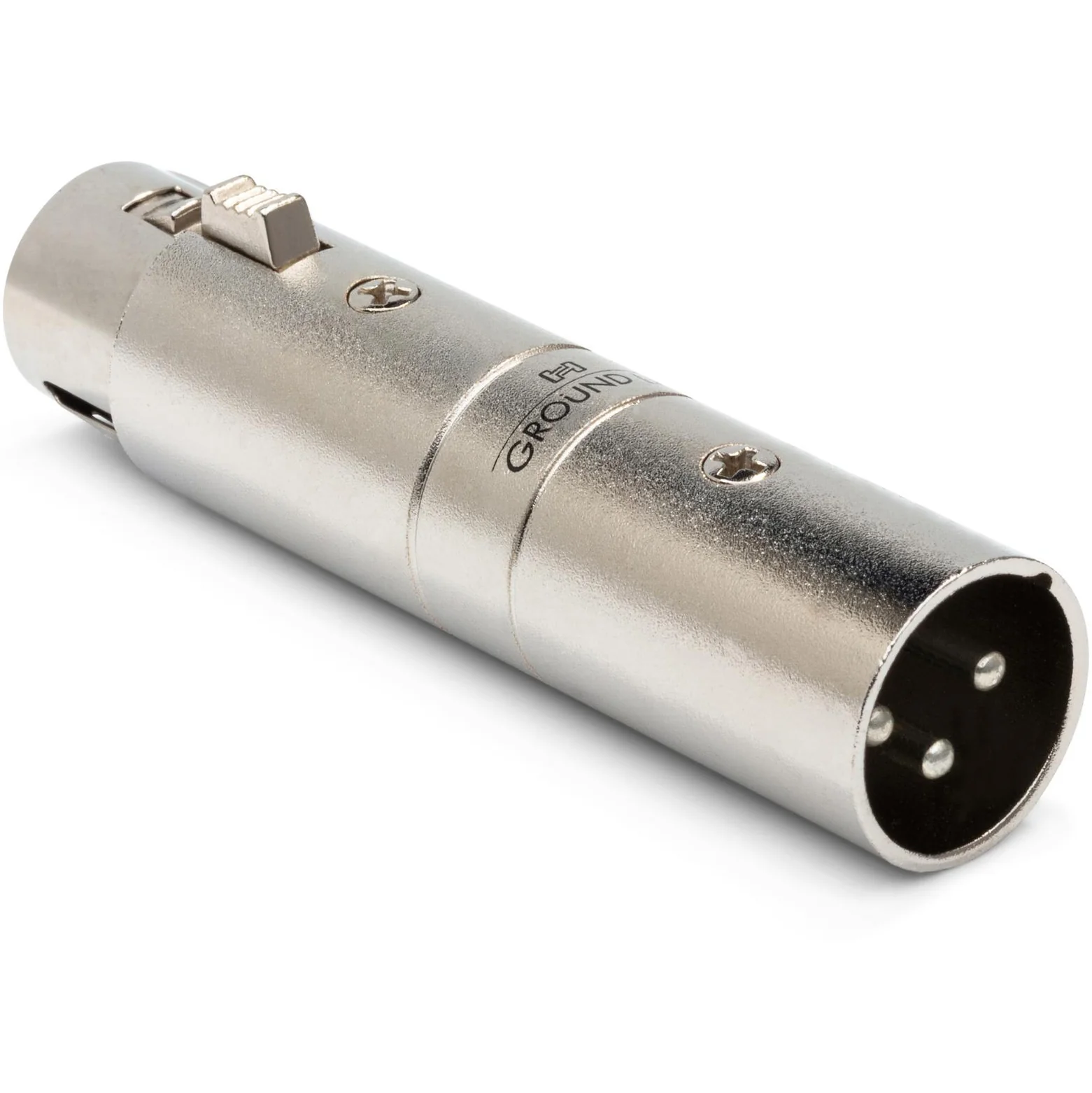 Hosa GLT-255 XLR Coupler, Ground Lift.