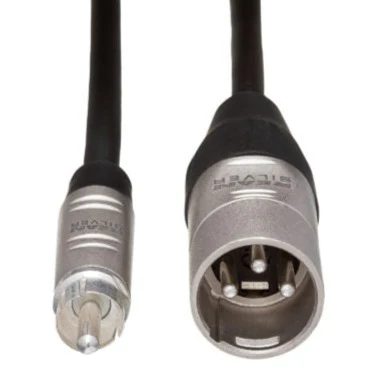 Hosa HRX-005 Pro Unbalanced Cable, RCA to XLR3M, 5 ft (Loc:2M)