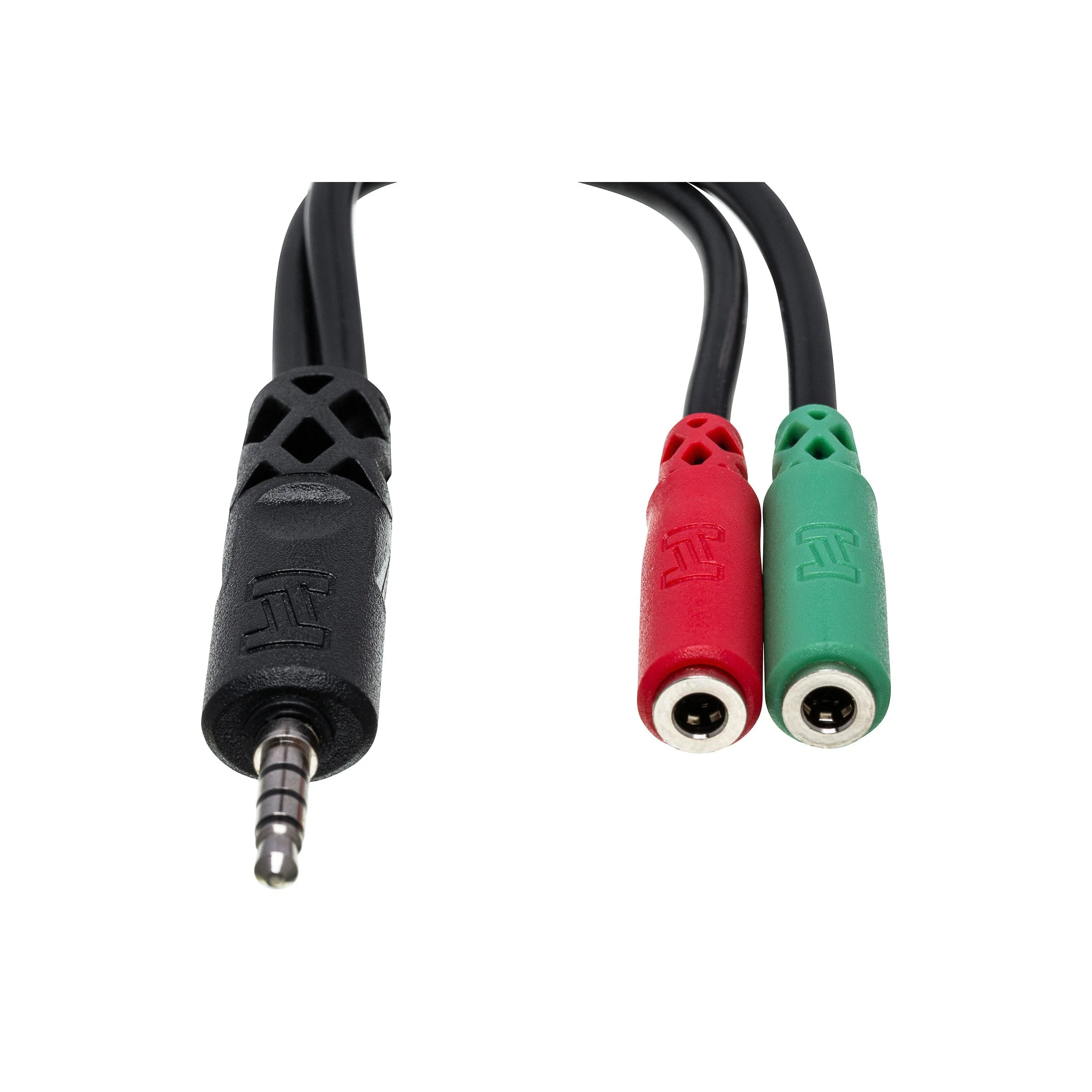 Hosa YMM-108 Headset/Mic Breakout Cable, 3.5 mm TRRS to Dual 3.5 mm TRSF (Loc:1K) - Image 4