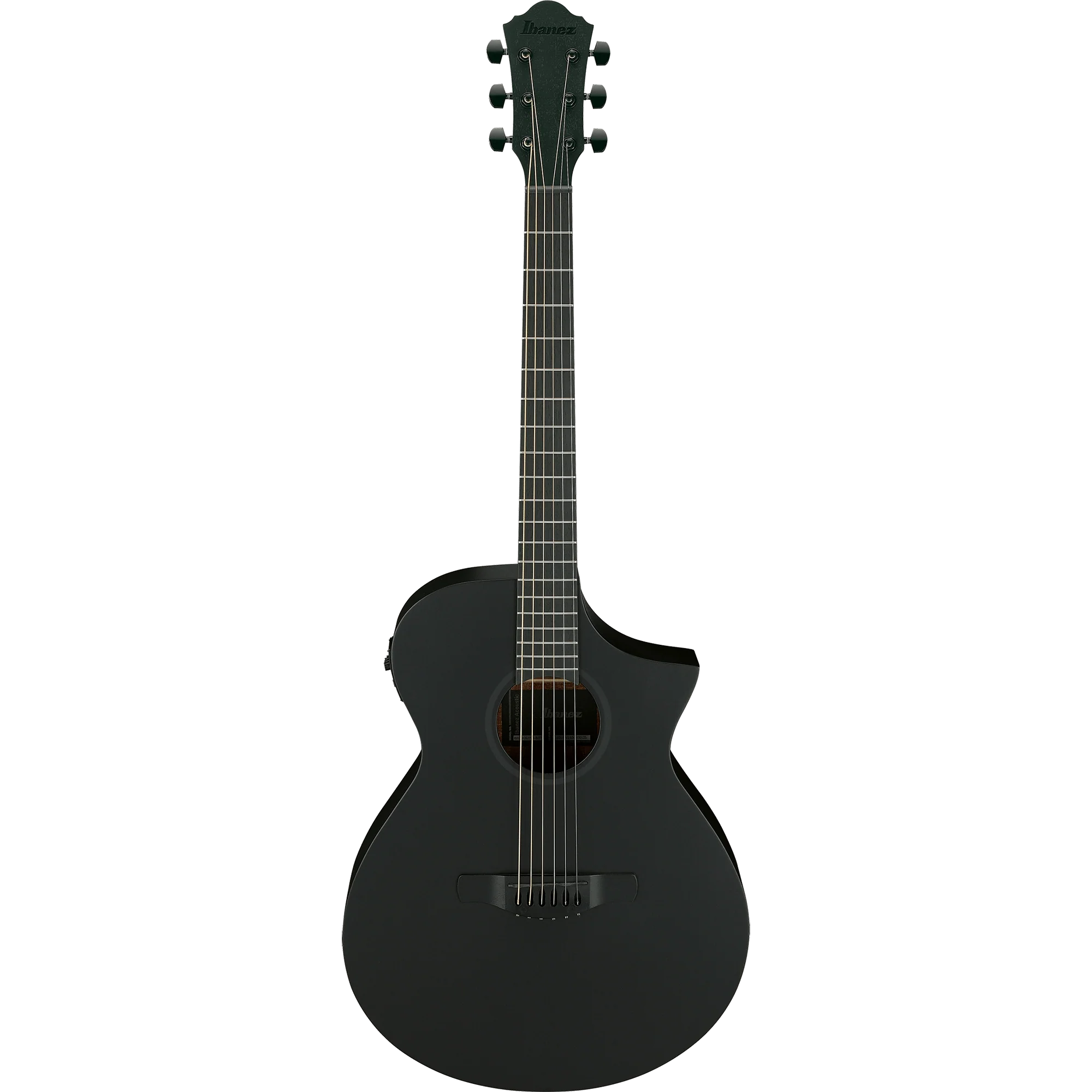 Ibanez AEWC621BOT AEWC Acoustic/Electric Guitar, Spruce Top, Sapele b/s, Black Out