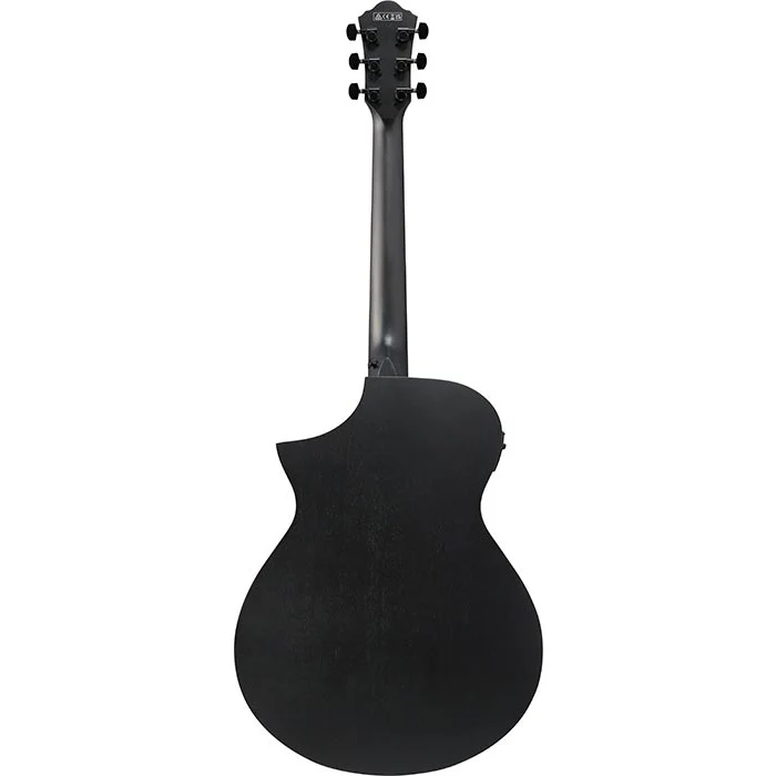 Ibanez AEWC621BOT AEWC Acoustic/Electric Guitar, Spruce Top, Sapele b/s, Black Out - Image 2