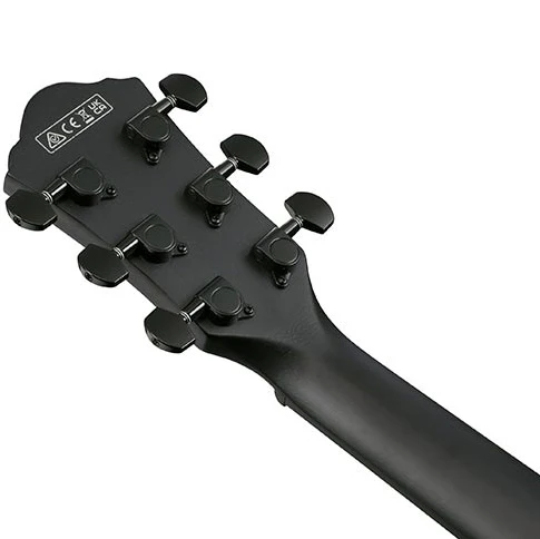Ibanez AEWC621BOT AEWC Acoustic/Electric Guitar, Spruce Top, Sapele b/s, Black Out - Image 5