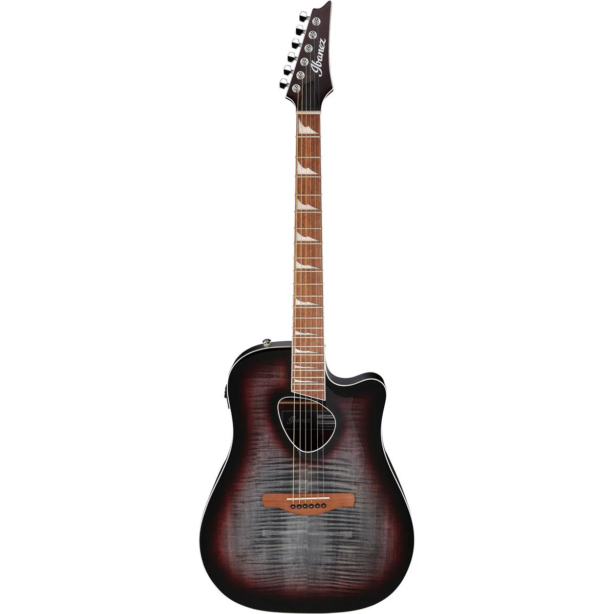 Ibanez ALT30FMRDB Altstar Acoustic-Electric Guitar, Flame Maple Top, Red Doom Burst High Gloss