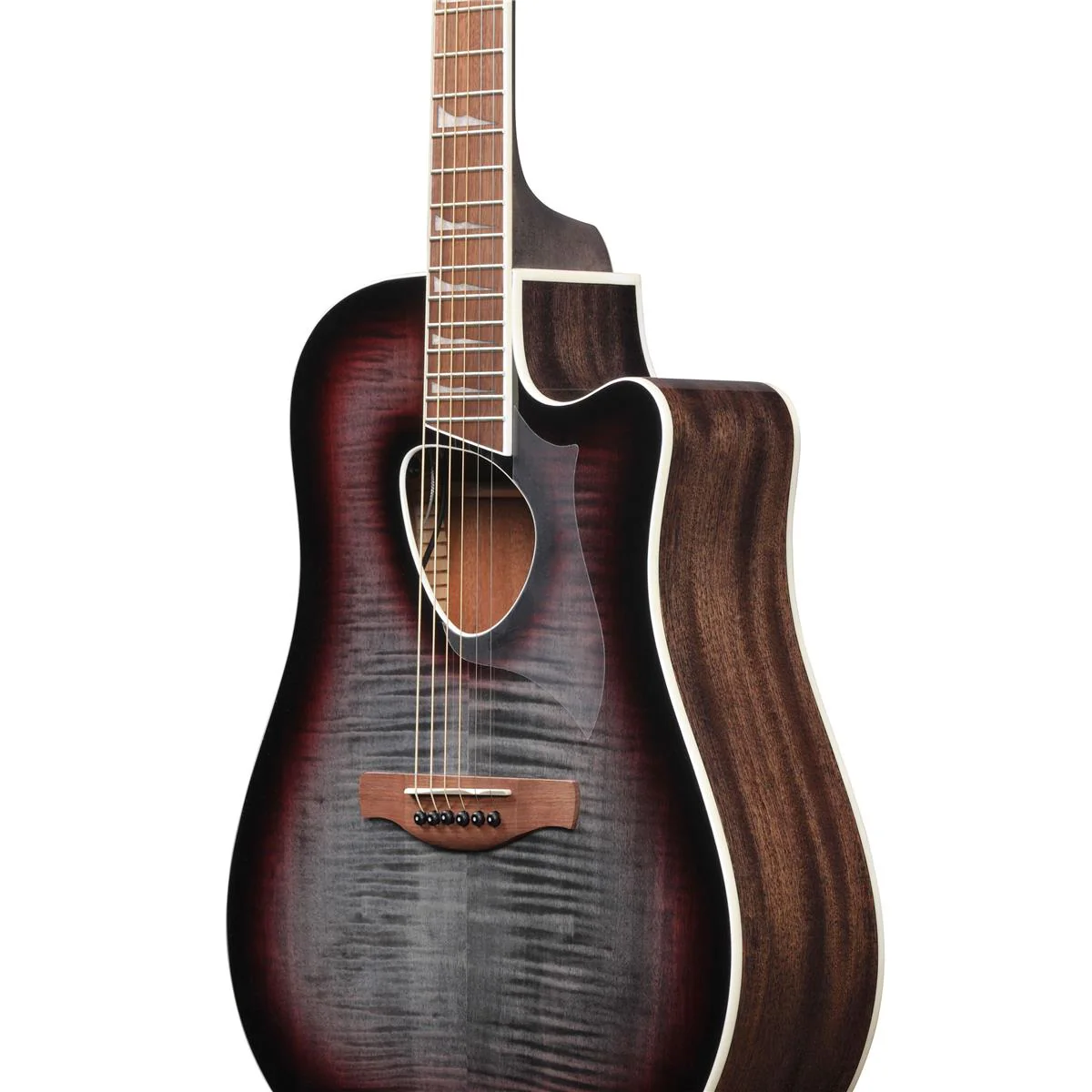 Ibanez ALT30FMRDB Altstar Acoustic-Electric Guitar, Flame Maple Top, Red Doom Burst High Gloss - Image 3
