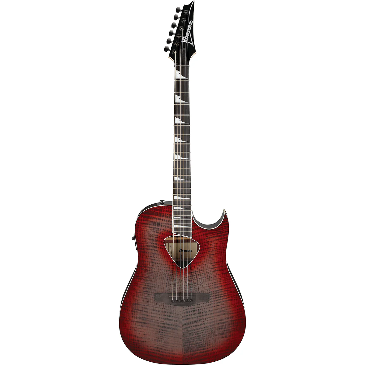 Ibanez ALT50FARDB Atstar Acoustic Guitar w/ Electronics, Red Doom Burst High Gloss