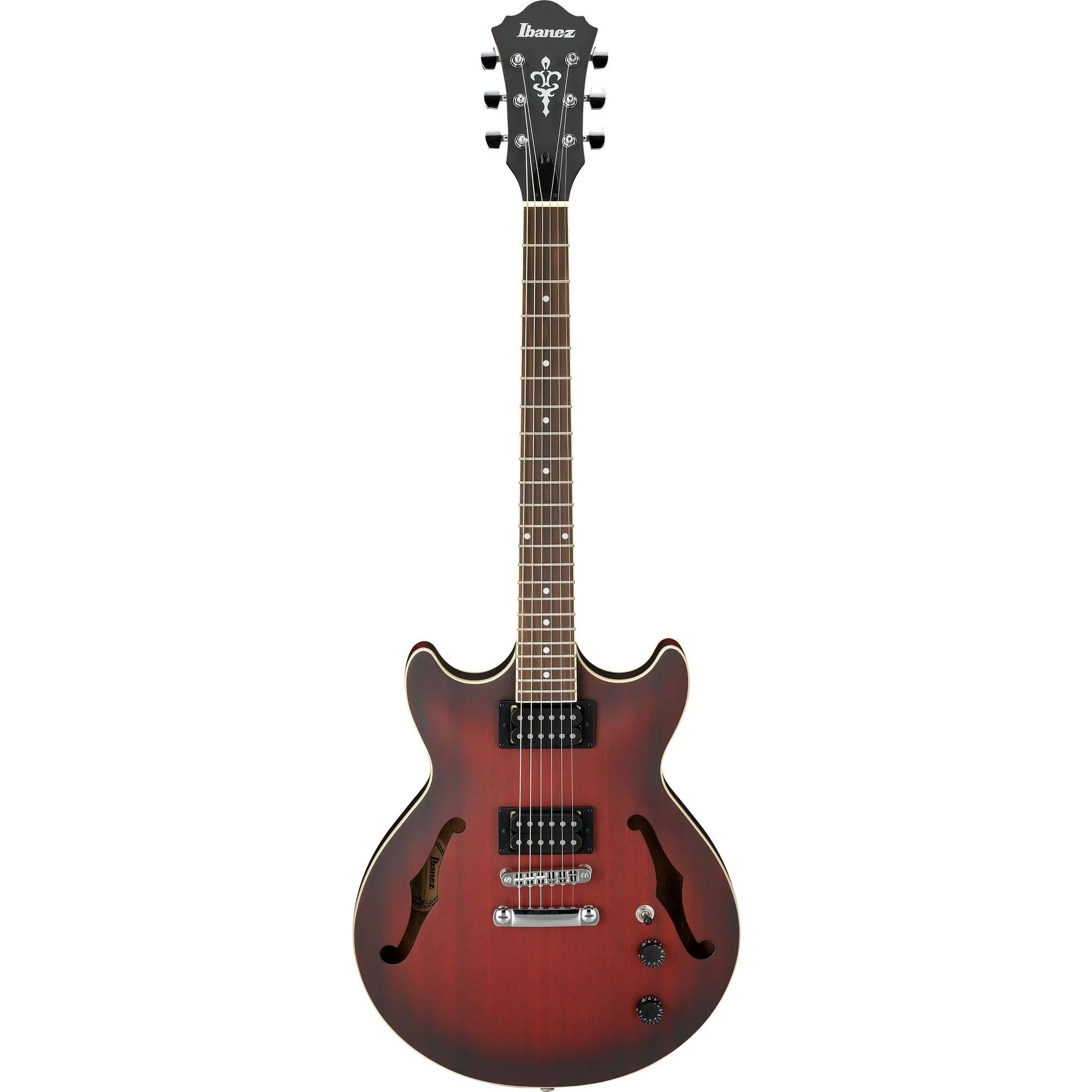 Ibanez AM53SRF AM Artcore Electric Guitar - Sunburst Red Flat