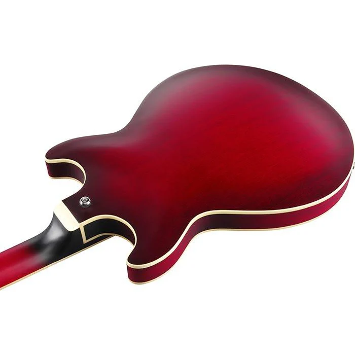 Ibanez AM53SRF AM Artcore Electric Guitar - Sunburst Red Flat - Image 3