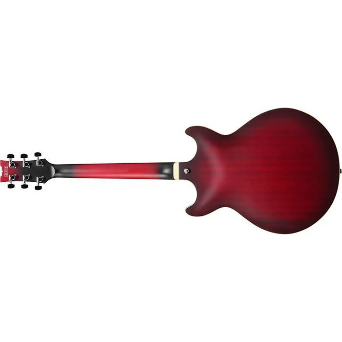 Ibanez AM53SRF AM Artcore Electric Guitar - Sunburst Red Flat - Image 5