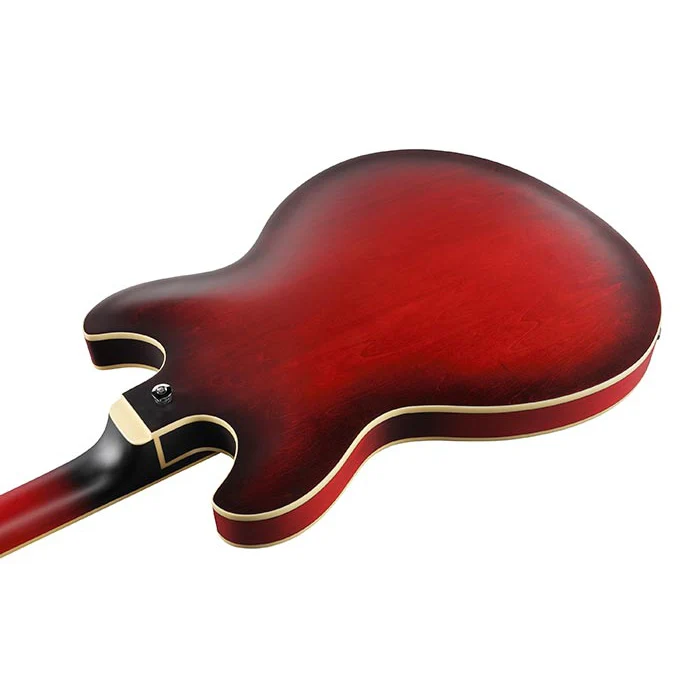 Ibanez AS53SRF AS Artcore Hollow Body, HH, Hardtail, Sunburst Red Flat - Image 3