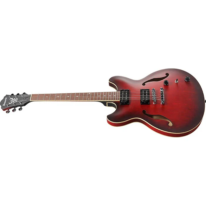 Ibanez AS53SRF AS Artcore Hollow Body, HH, Hardtail, Sunburst Red Flat - Image 4