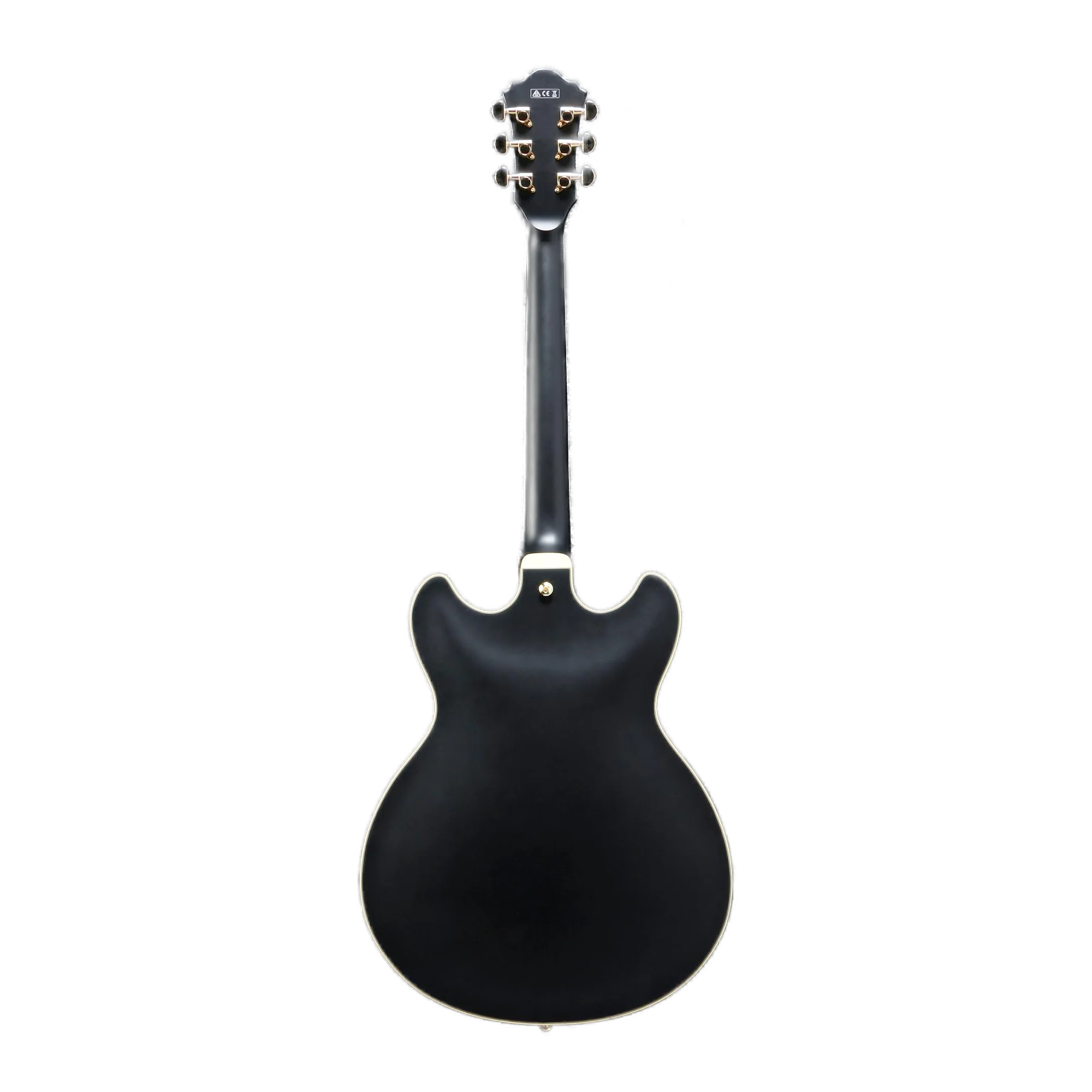 Ibanez AS73GBKF Artcore Dbl Cut Semi-Hollow, Flat Black, RW - Image 2