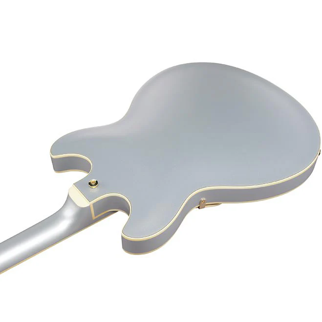 Ibanez AS73GMSF Artcore Dbl Cut, HH, Elite PU, Moonstone Silver Flat - Image 5