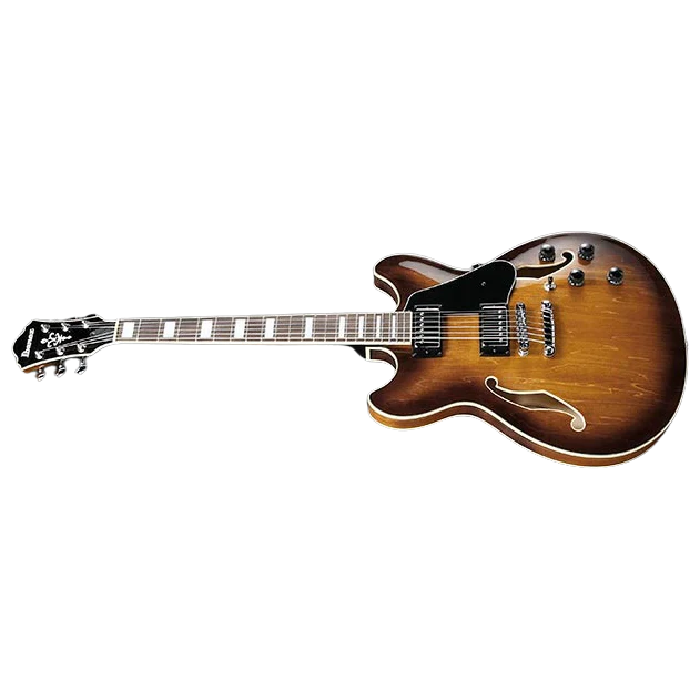 Ibanez AS73TBC Artcore Dbl Cutaway Tobacco Brown RW - Image 4