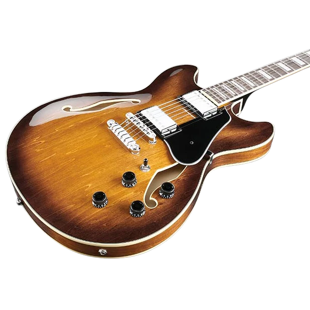 Ibanez AS73TBC Artcore Dbl Cutaway Tobacco Brown RW - Image 5