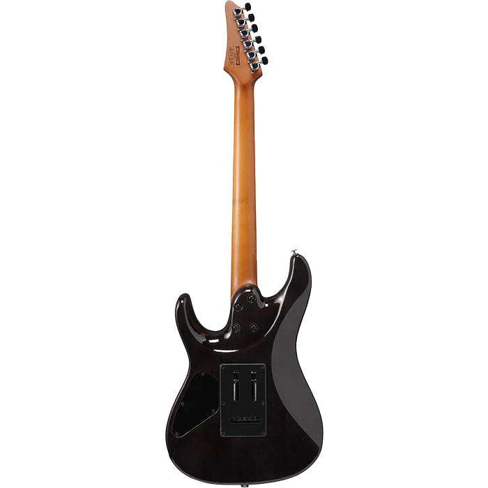 Ibanez AZ24S1FTKS AZ Standard, 24 Fret, HH, w/ Trem, Roated MN, Locking Tuners, Transparent Black Sunburst - Image 2
