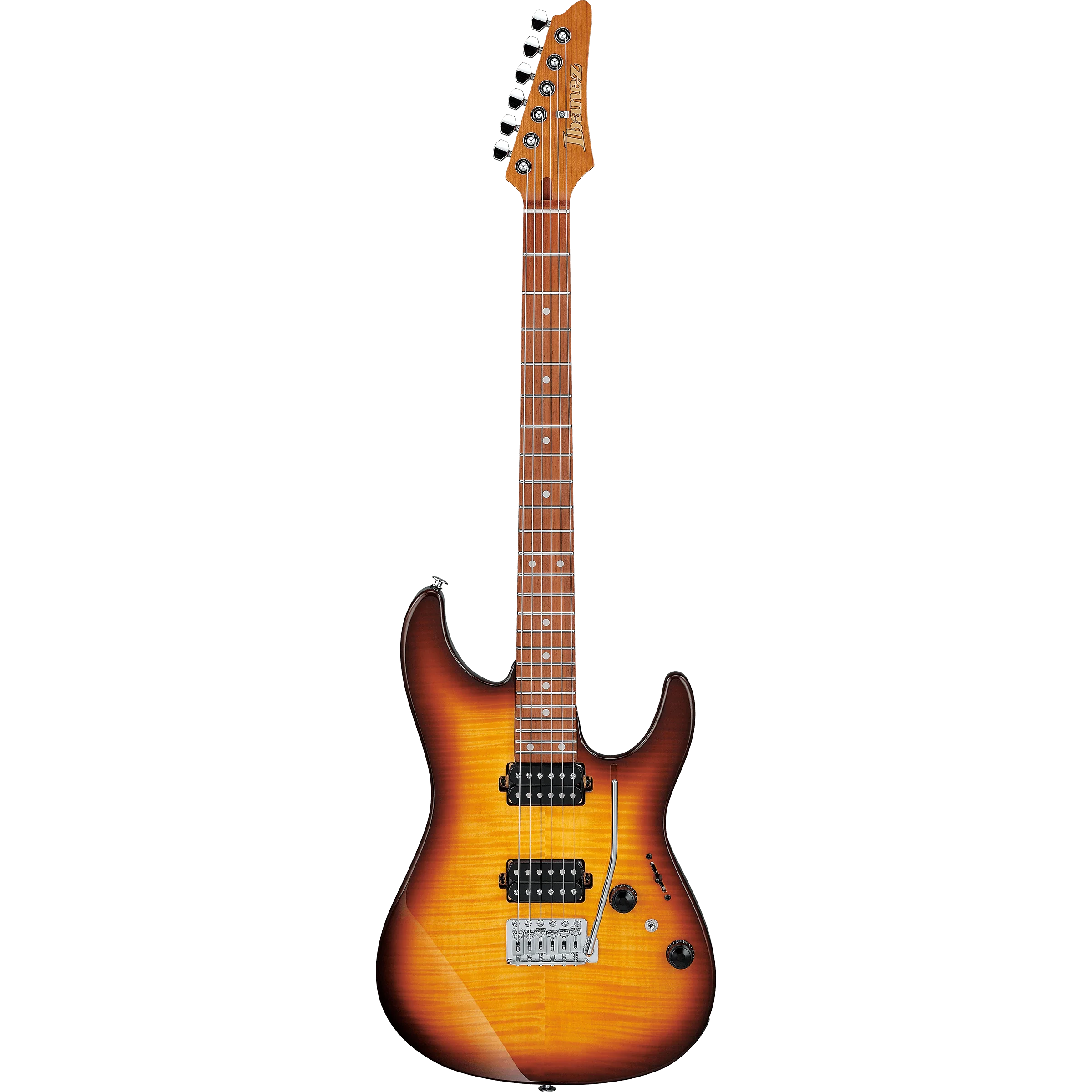 Ibanez AZ24S1FVLS AZ Standard, 24 Fret, HH, w/ Trem, Roated MN, Locking Tuners, Violin Sunburst
