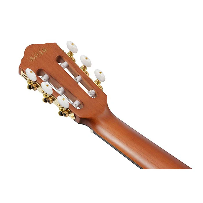 Ibanez FRH10NBSF FRH Thin-Body Nylon String Acoustic/Electric Guitar, Solid Spruce Top, Sapele b/s, Brown Sunburst Flat - Image 2