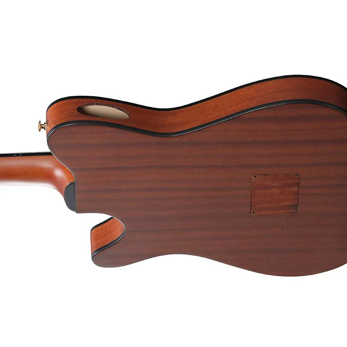 Ibanez FRH10NNTF FRH Thin-Body Nylon String Acoustic/Electric Guitar, Solid Spruce Top, Sapele b/s, Natural Flat - Image 3