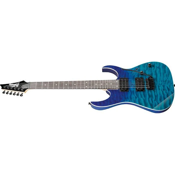 Ibanez GRG120QASPBGD Gio RG, QM Top, HH, w/ Trem, Blue Gradation - Image 4
