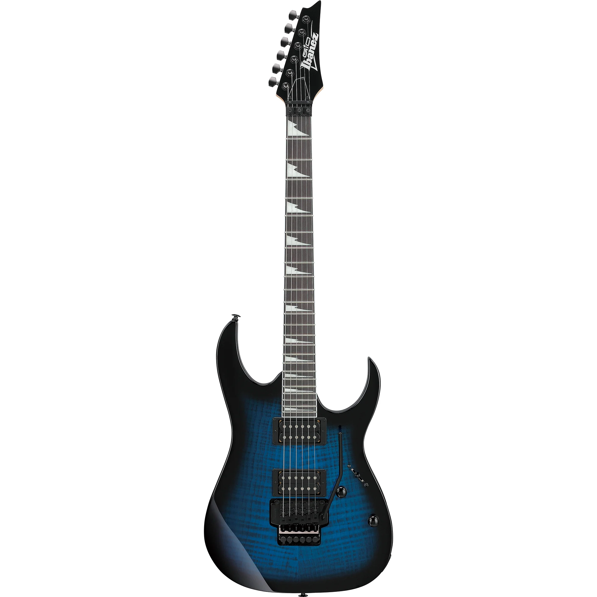 Ibanez GRG320FATBS Gio RG, HH, Infinity PU, w/ Trem, Transparent Blue Sunburst