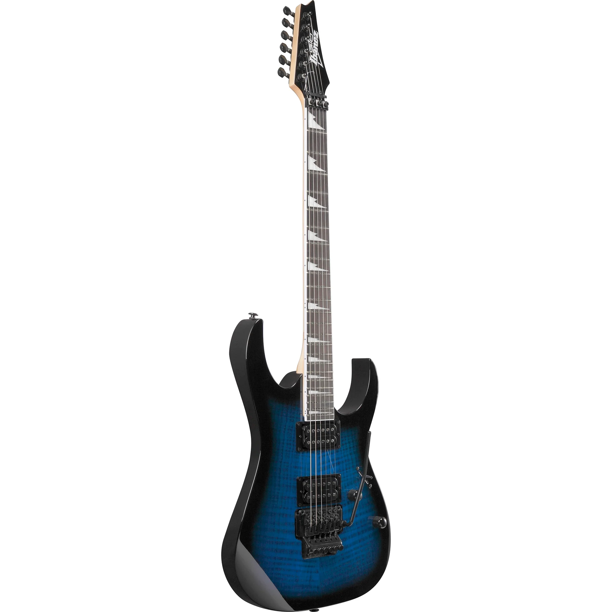 Ibanez GRG320FATBS Gio RG, HH, Infinity PU, w/ Trem, Transparent Blue Sunburst - Image 2