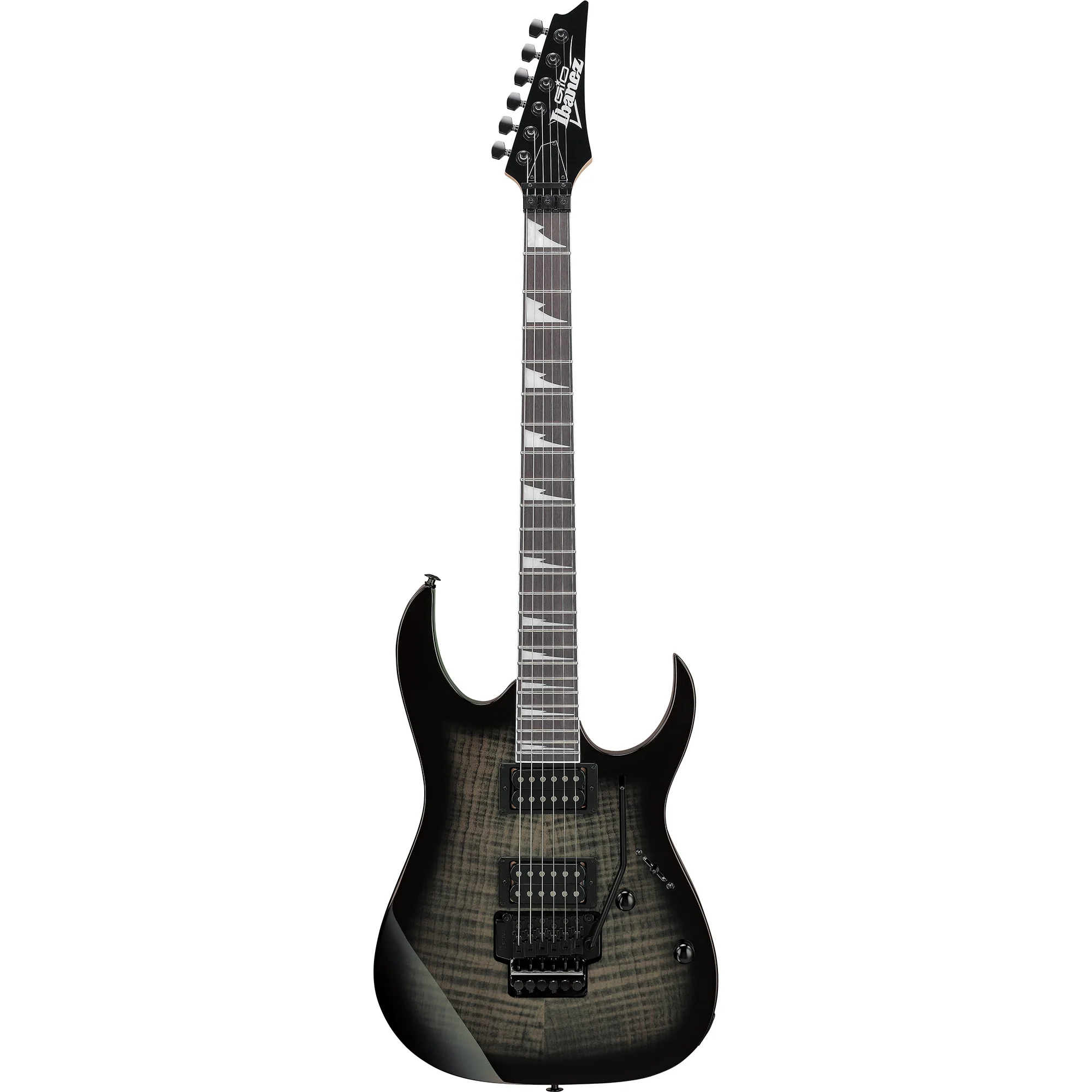 Ibanez GRG320FATKS Gio RG, HH, Infinity PU, w/ Trem, Transparent Black Sunburst