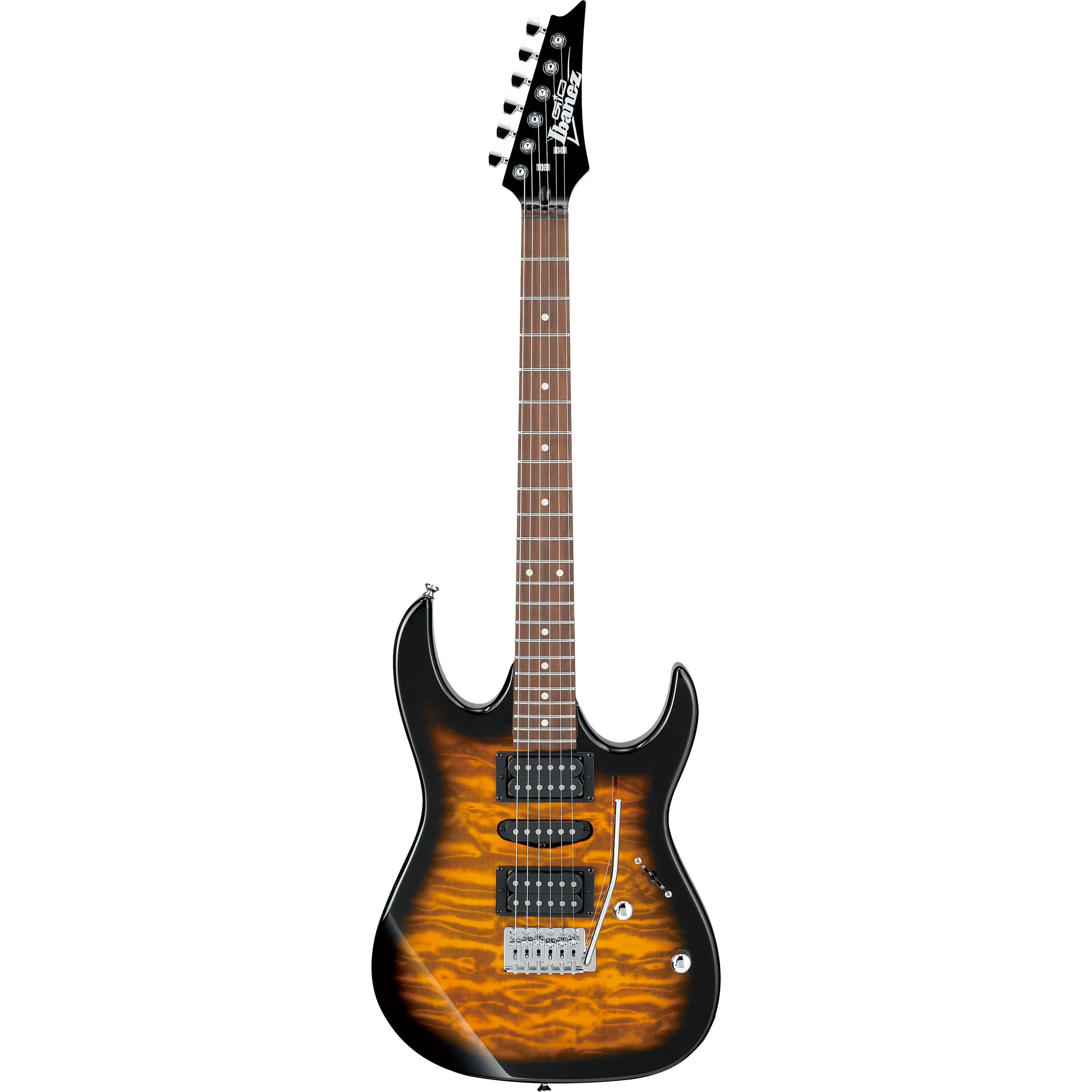 Ibanez GRX70QASB Gio RX Electric Guitar, Sunburst