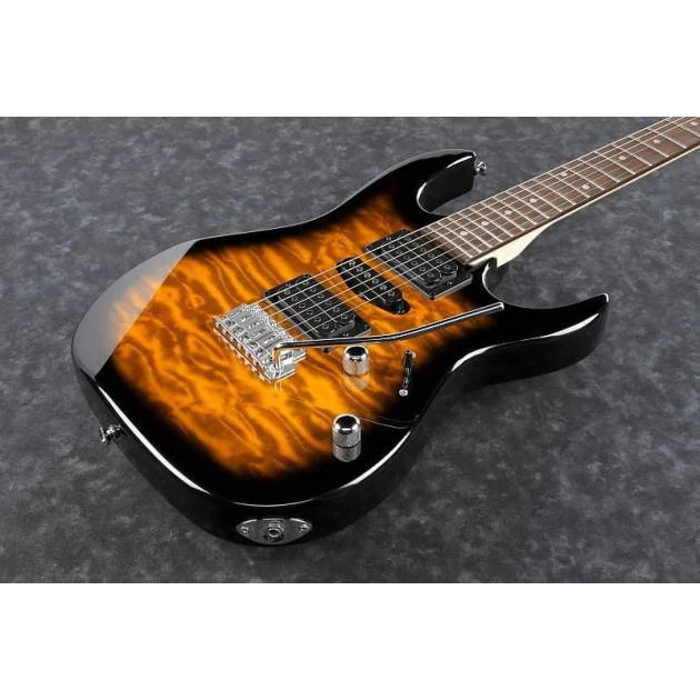 Ibanez GRX70QASB Gio RX Electric Guitar, Sunburst - Image 2