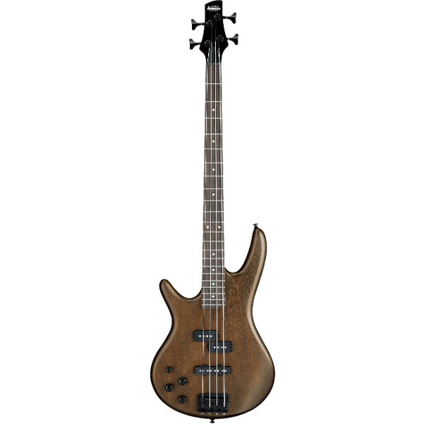 Ibanez GSR200BLWNF Gio GSR Lefty Electric Bass, Walnut Flat Mahogany