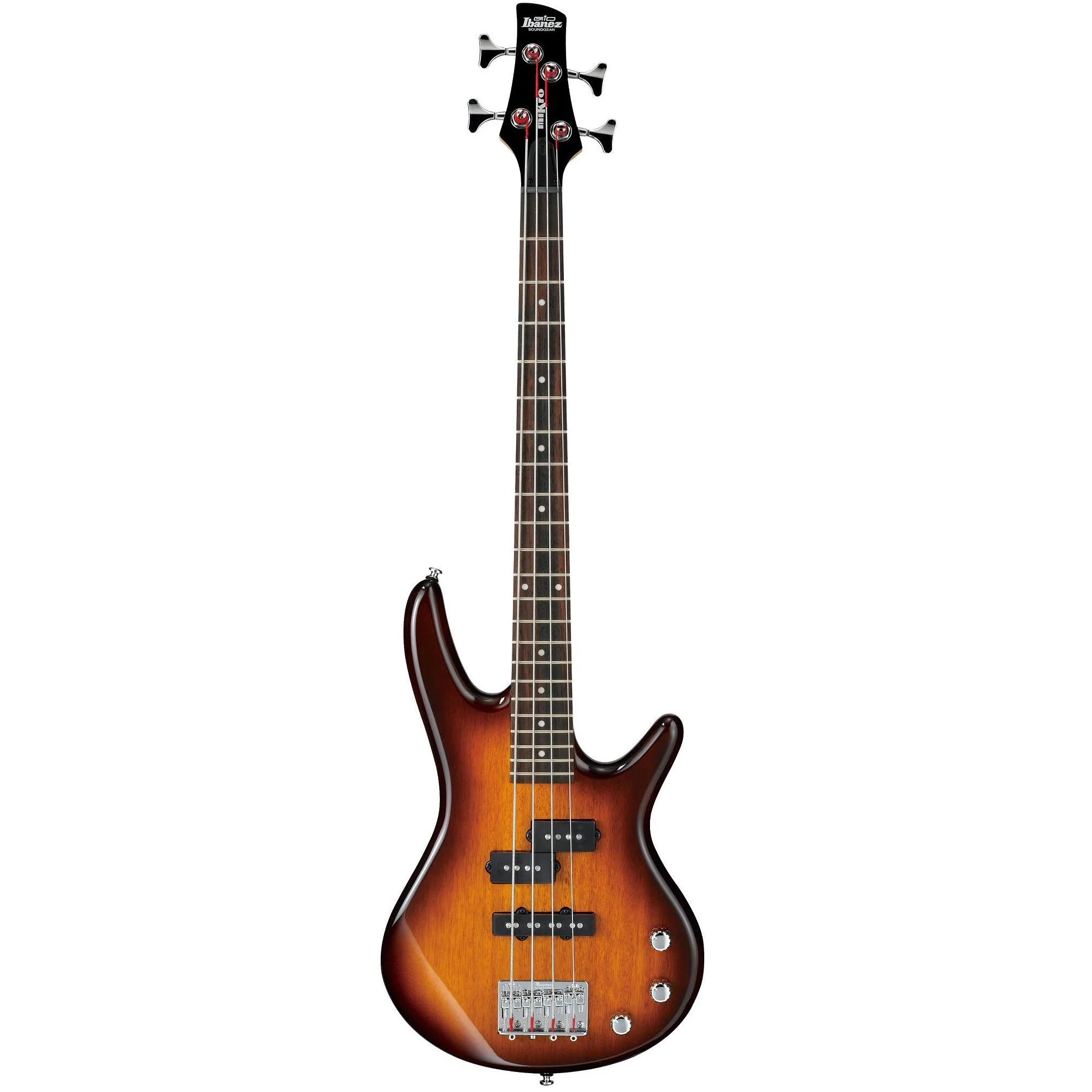 Ibanez GSRM20BS Gio GSR Mikro Electric Bass, Brown Sunburst