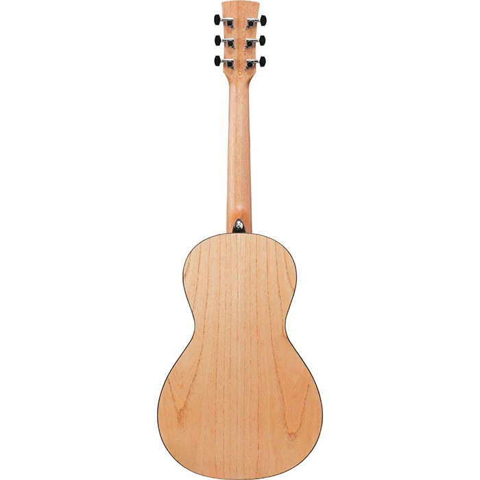 Ibanez PN2MDOPN Parlor Acoustic Guitar, All White Siris, Natural - Image 2
