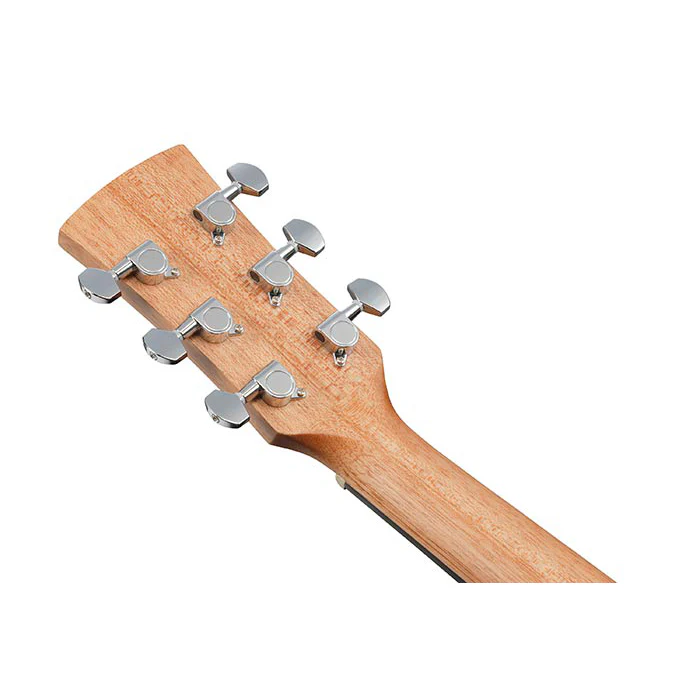 Ibanez PN2MDOPN Parlor Acoustic Guitar, All White Siris, Natural - Image 4