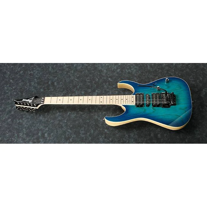 Ibanez RG470AHMBMT RG Blue Moon Burst, Ash Body, Floating Bridge - Image 2
