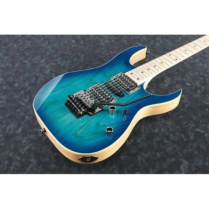 Ibanez RG470AHMBMT RG Blue Moon Burst, Ash Body, Floating Bridge - Image 3