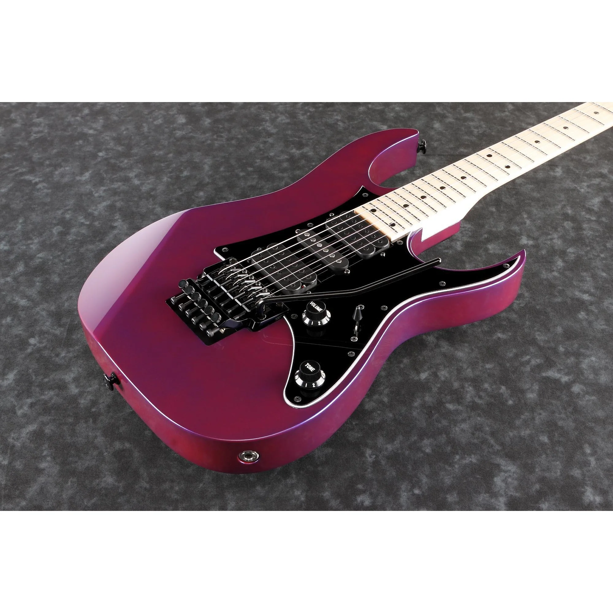 Ibanez RG550PN MIJ RG Genesis Collection HSH Electric Guitar, Purple Neon - Image 4