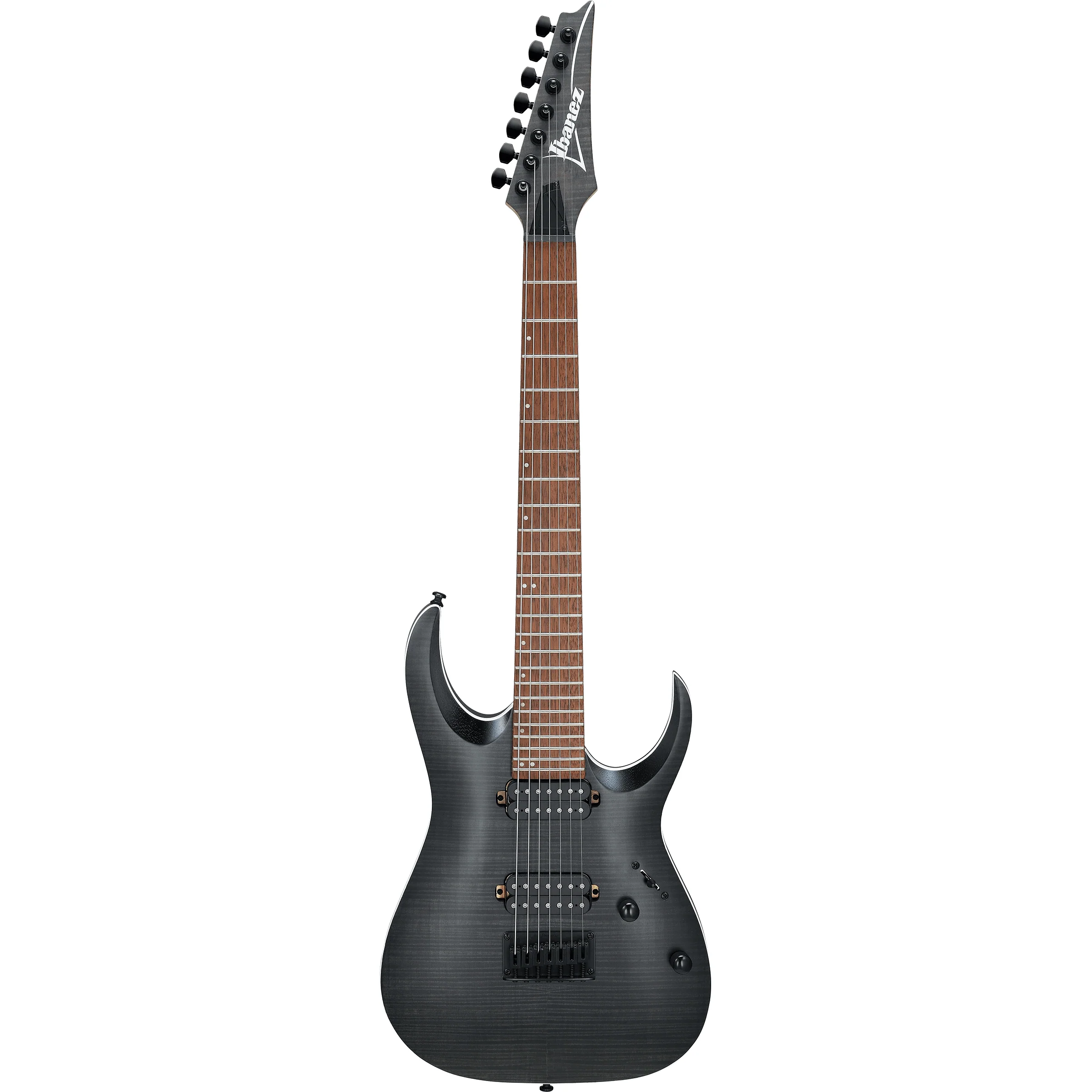 Ibanez RGA742FMTGF RGA Standard 7-String, HH, Quantum 7 PU, Hardtail, Transparent Gray Flat