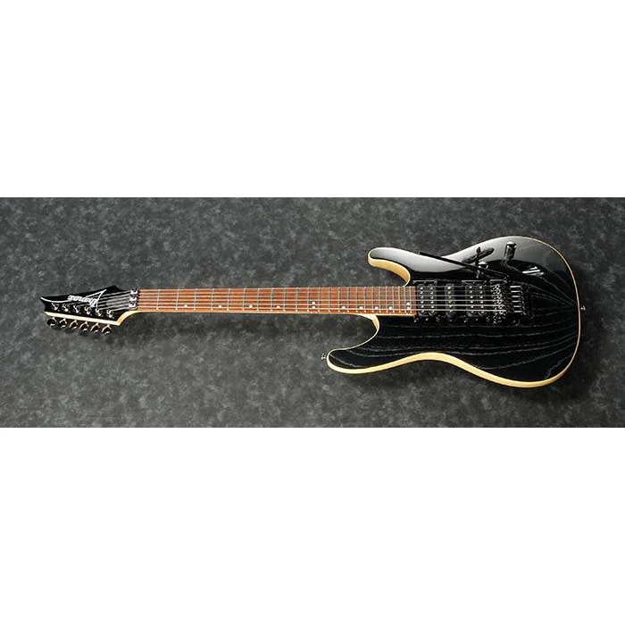 Ibanez S570AHSWK S Silver Wave Black, Edge-Zero II, Jatoba FB - Image 3