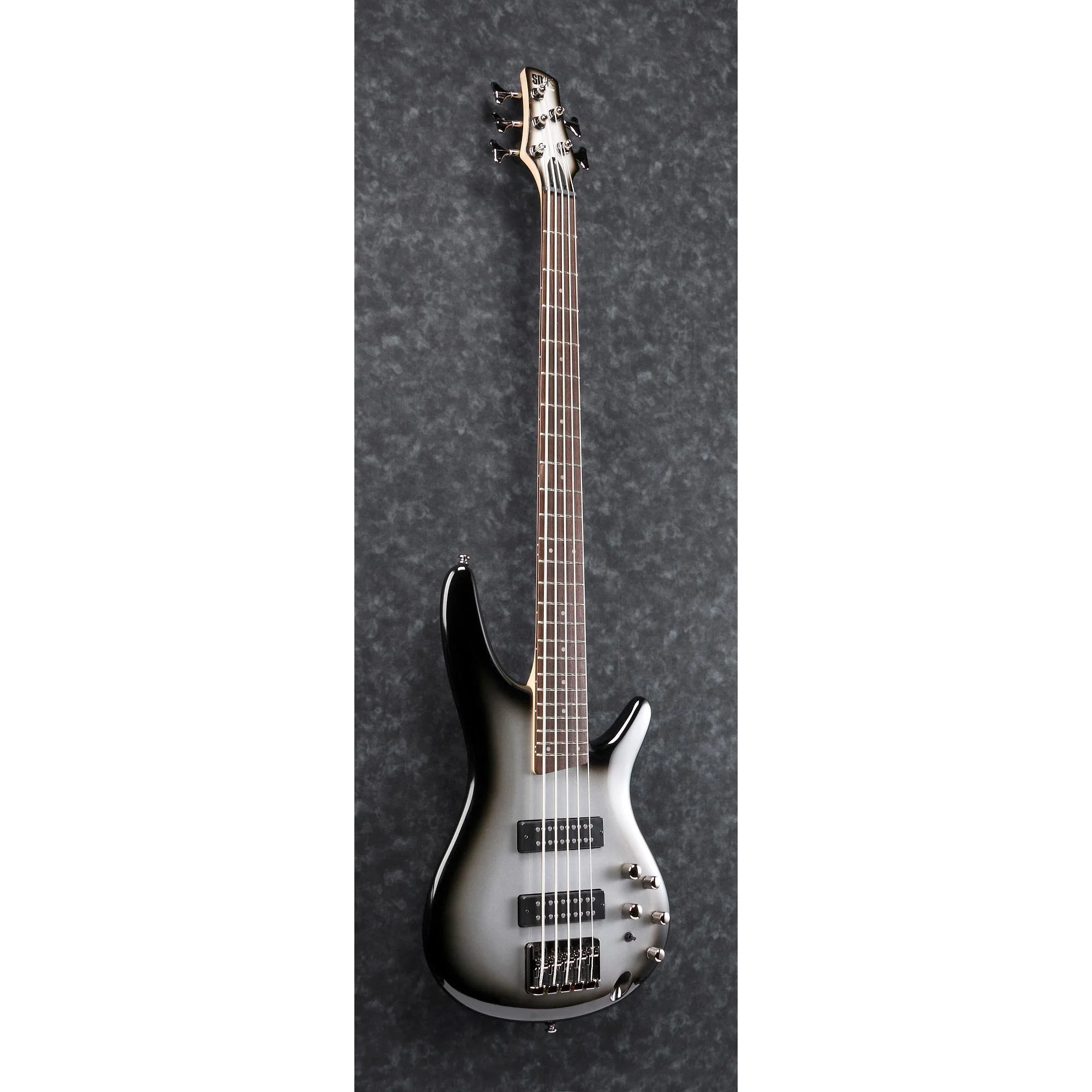 Ibanez SR305EMSS SR 5-string Electric Bass, Metallic Silver Sunburst - Image 3