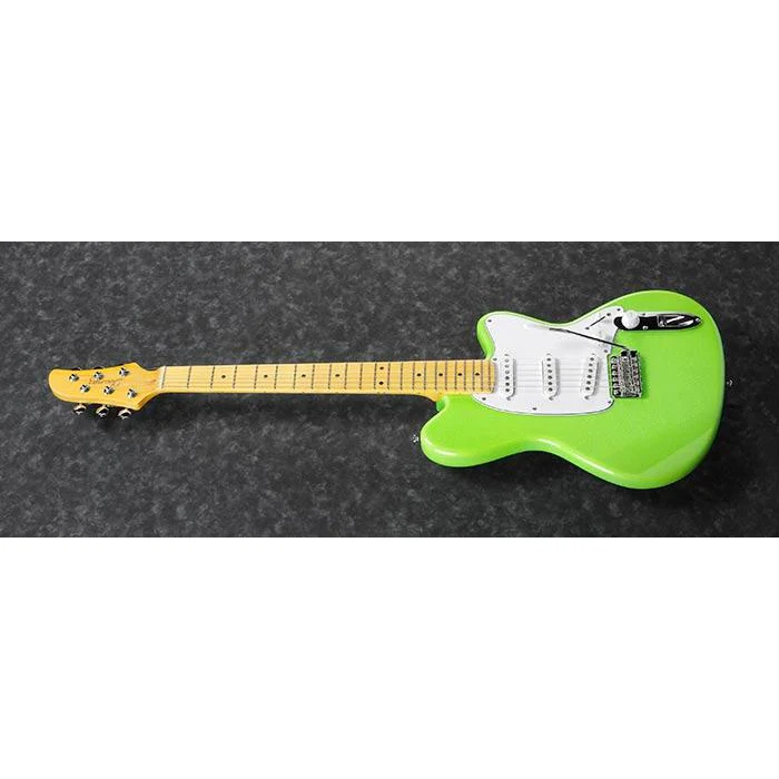 Ibanez YY10SGS Yvette Young Signature Guitar, SSS, Five Two PU, w/Trem, Slim Green Sparkle - Image 4