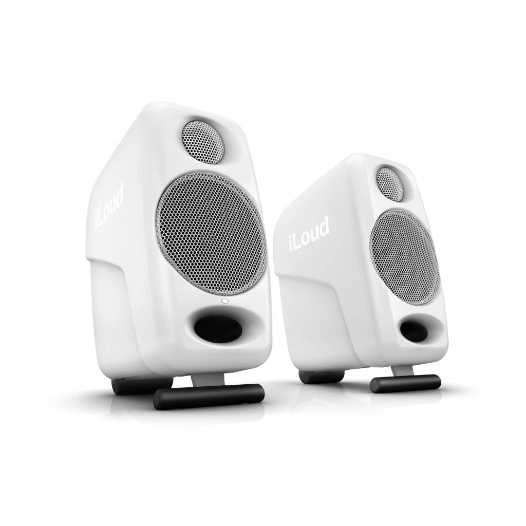 IK MULTIMEDIA ILOUD-MICRO-WH iLoud Micro Monitors w/ Bluetooth, Whte, Pair - Image 3