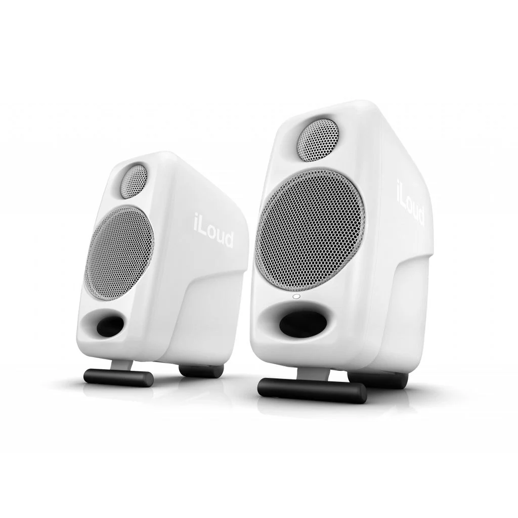 IK MULTIMEDIA ILOUD-MICRO-WH iLoud Micro Monitors w/ Bluetooth, Whte, Pair - Image 4