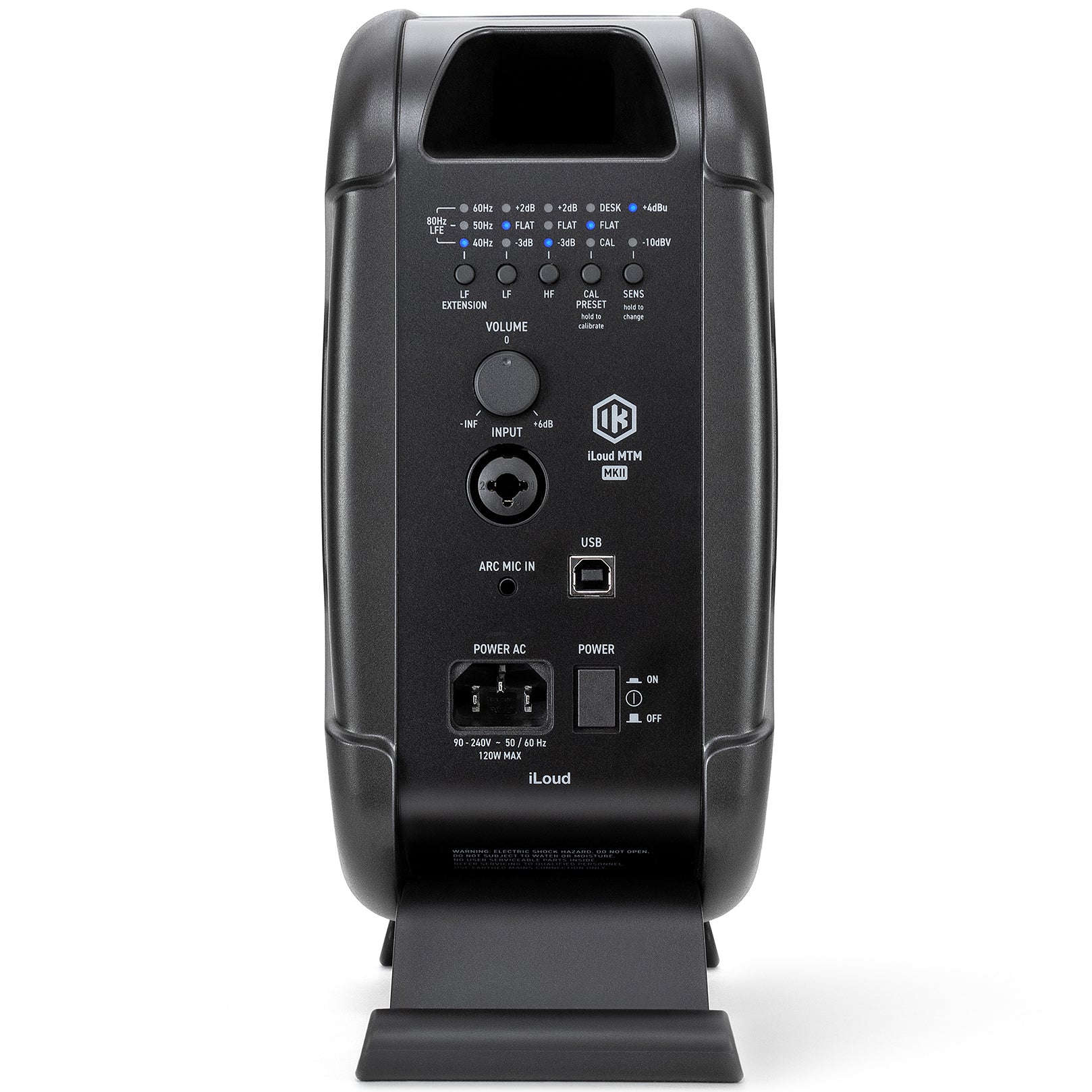 Ik Multimedia ILOUD-MTM-MKII-2X iLoud MTM MK II High-Resolution Compact Studio Monitors w/ ARC mic, Pair, Black - Image 2