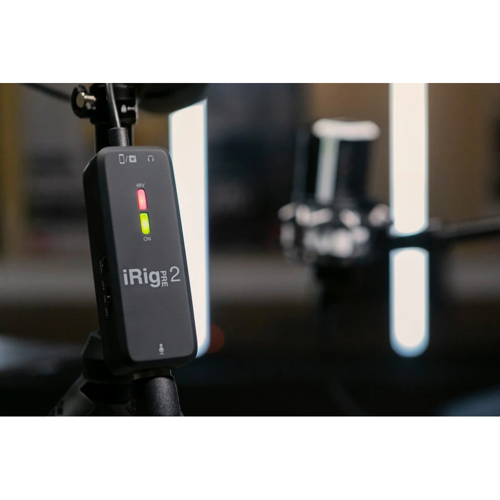 IK Multimedia IRIG-PRE2 iRig Pre 2 Microphone Preamp for Smartphones, Tablets, and Video Cameras - Image 7