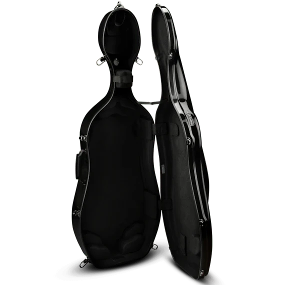 J.W. Eastman CACLK1W-BK 4/4 Carbon Fiber/Fiberglass Blend Cello Case Black - Image 3