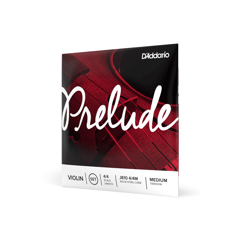 D'Addario J810-4/4M Prelude Violin Set 4/4 Med - Image 3