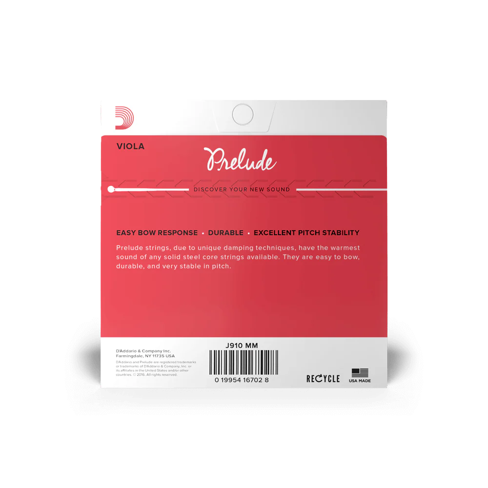 D'Addario J910-MM Prelude Viola Set Med Med - Image 2